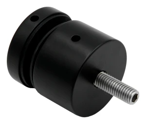 Punkthalter Rotula für Glas Ø 50mm Gewinde M10 flaches System schwarz