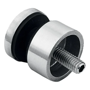 Punkthalter für Glas 6-12mm Ø 30/13/M8x40 AISI304 flaches System poliert