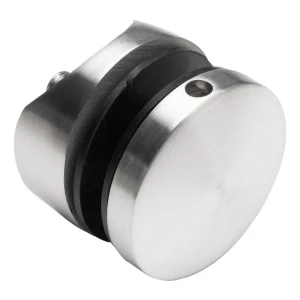 Punkthalter für Glas 8-17,52mm Ø 50/8/M10x50 AISI304 satiniert