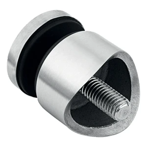 Punkthalterung für Glas 6-12mm fi 30/13/M8x40 AISI304 System 42,4 satiniert