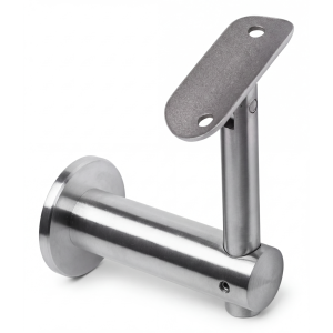 Gelenkige Handlaufhalterung zur Wandbefestigung fi 50mm AISI304 System 42,4 satiniert