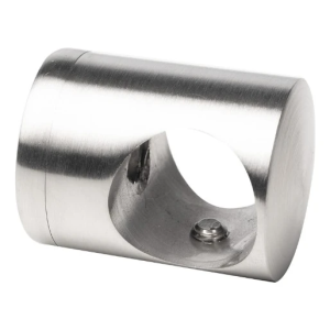 Stabdurchführungshalter fi19 mm zur Flächenbefestigung AISI304 satiniert