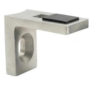 Glashalter 40x35x20 mm AISI304 System 42,4 satiniert