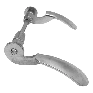 PSG Türdrücker geschmiedet verzinkt H145×L85 mm – Komplett-Set glatt