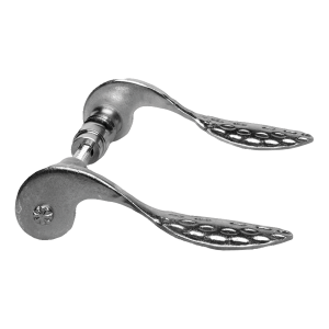 Postal – Schmiedeeiserner Türgriff verzinkt H155×L85 mm Komplettset