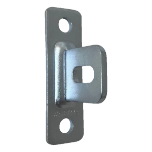 Zaunfeldverbinder zum Anschrauben H80 schwarz halbmatt RAL 9005