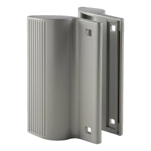 Locinox – Aluminium-Griff für Pforte und Tor, silber, pulverbeschichtet