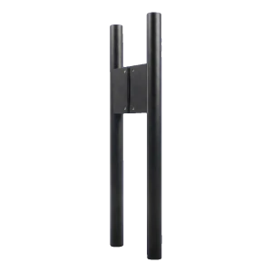 PSG Türgriff doppelseitig rund schwarz matt 30×500 mm AISI 304