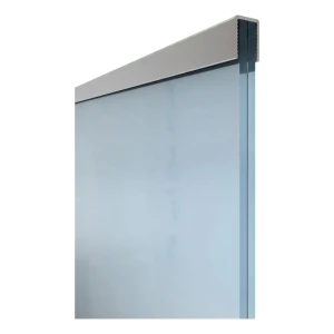 Kozza Handlauf Aluminium rechteckig 30,1 × 25 mm für Glas 16–21,52 mm – 5 m, matt eloxiert