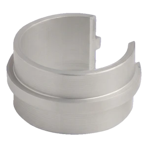 Kozza Balustradensteckverbinder für runden Aluminiumhandlauf Ø 40 mm 180°