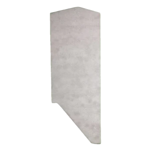 Kozza Seitenabschluss links für Glasgeländerprofil KE 120 – eloxiertes Aluminium