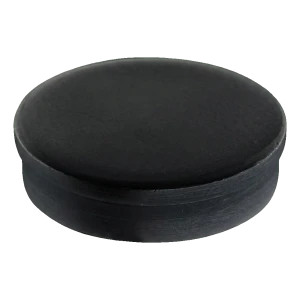 Kozza – Aluminium-Abschlusskappe für Vollglas-Geländerprofile KE 105 schwarz