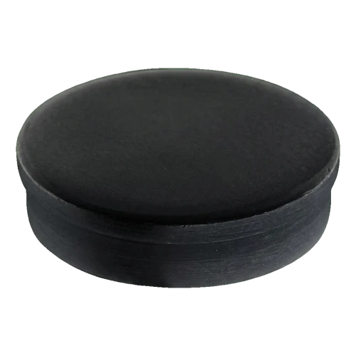 Kozza – Aluminium-Abschlusskappe für Vollglas-Geländerprofile KE 105 schwarz 000-848 (1)