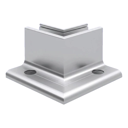 Kozza KE 105 – L-Profil Innenecke 90° für Vollglasgeländer, Aluminium, matt eloxiert 000-865 (1)