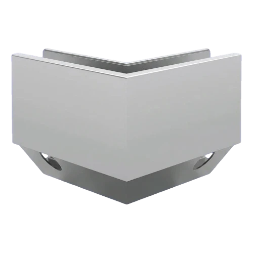 Kozza KE 120 – U-Profil Außenecke 90° für Ganzglasgeländer, außen, seitliche Befestigung 000-874 (1)