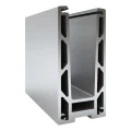 Kozza KF 1000 – Aluminium U-Profil für Ganzglasgeländer 5000 mm mit Entwässerung 000-878 (1)