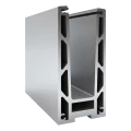 Kozza KF 1000 – Aluminium U-Profil für Ganzglasgeländer 5000 mm mit Entwässerung 000-878 (2)