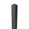 Eckpfosten Geländer 45x45x1283mm Glas 8,72mm dunkelgrau Kozza KR7500 000-890 (4)