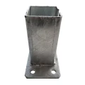 Zaunpfostenfuß 80x80 mm 8 mm verzinkt 000-785 (3)