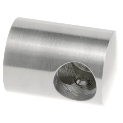 PSG Endhalter links für Geländerstab fi 16 mm – AISI 304 Satiniert, Wandmontage 000-983 (1)