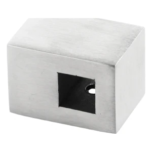 PSG Durchgangshalter für Geländer für quadratischen Stab 12×12 mm – Edelstahl AISI 304 satin