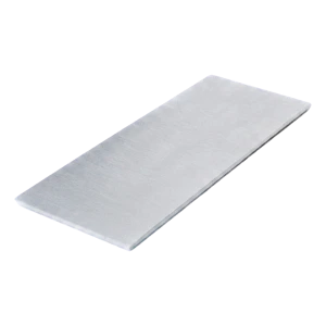 Kozza – seitliche Flachabdeckung für U-Profil Vollglas-Balustrade 124×50 mm satiniert