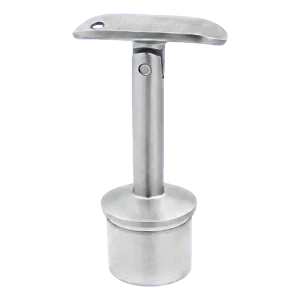 PSG gelenkige Handlaufstütze zum Kleben AISI 316 – System 42,4 mm, satiniert