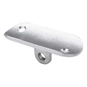 Gelenkige flache Handlauf-Montageplatte 64x24 mm – Edelstahl AISI 304 satin