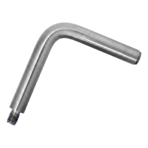 Handlaufstützstab 90° ø 12 mm 75×75 mm – Edelstahl AISI 304 satiniert