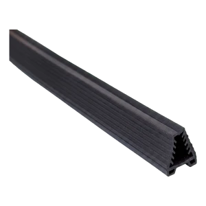 Dichtung für Handlauf auf Glas 16–17,5 mm, Profil 24x24 mm, Länge 5 m