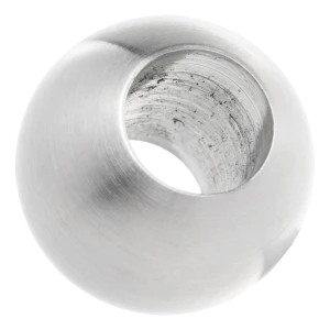 Durchgangshohlkugel für Balustrade Ø 25 mm / Bohrung 12 mm, Edelstahl AISI 304 satiniert