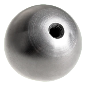 Geländerkugel schraubbar vollständig fi 20 mm, Gewinde M6, Edelstahl satin