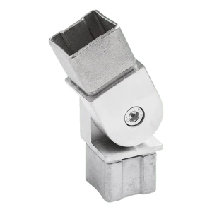 Gelenkbogen Geländer 90°–180° für Profil 40x40x2 mm – Edelstahl AISI 304 satiniert