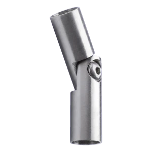 Gelenkwinkel für Balustrade 90°–180° für Stab fi 12 mm – Edelstahl AISI 304 satiniert