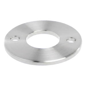 Geländerpfostenfuß zum Schweißen Ø80 mm – Edelstahl AISI 304 satiniert