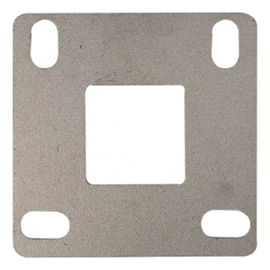 Geländerpostenbasis zum Schweißen 100x100 mm – System 40x40, Edelstahl AISI 304