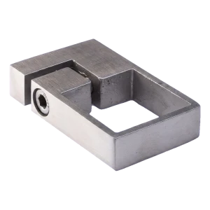 PSG seitliche Spannschelle für Profil 40x40 mm – Edelstahl AISI 304 satiniert