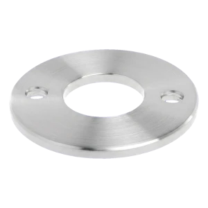 Gelände-Pfosten-Grundplatte zum Schweißen ⌀100 mm – Edelstahl AISI 304, System 42,4