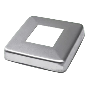 Abdeckrosette für Profil 40x40 mm – Edelstahl AISI 304 satiniert