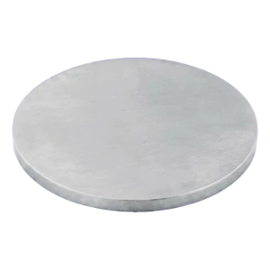 Flacher Schweißstopfen Ø 70 mm – Edelstahl AISI 304 satiniert